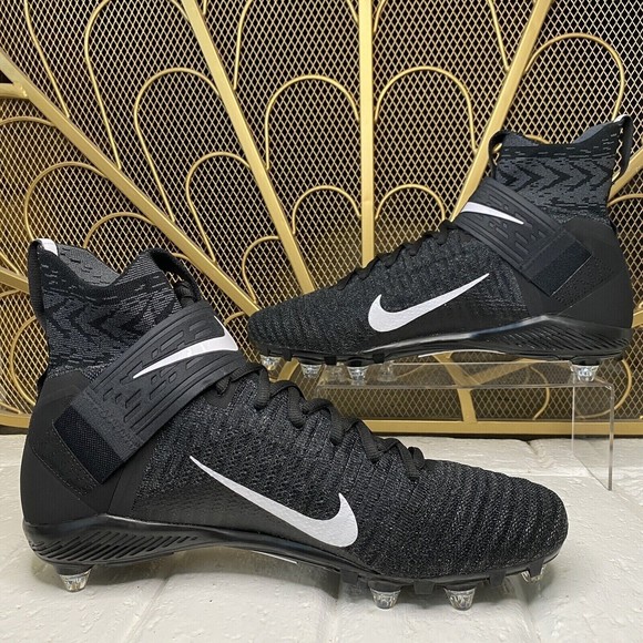 Nike Alpha Menace Elite 2 Black White CI1530-001 Football Cleats Men\'s Size 12 main image 4